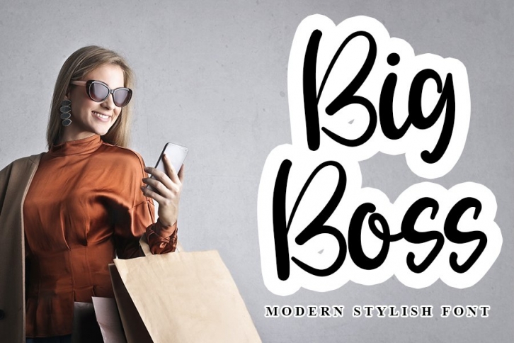 Big Boss - Modern Stylish Font Font Download