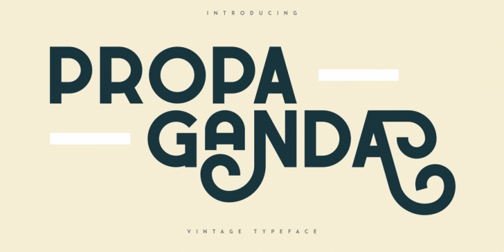 Propaganda Font Download