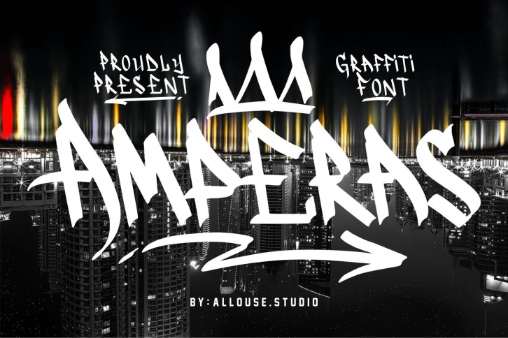 Web Font - Amperas - Graffiti Font Font Download