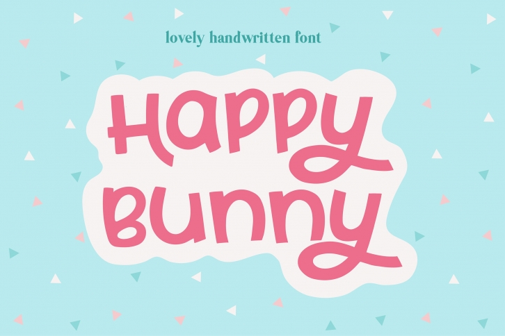 Happy Bunny Handwritten Font Font Download