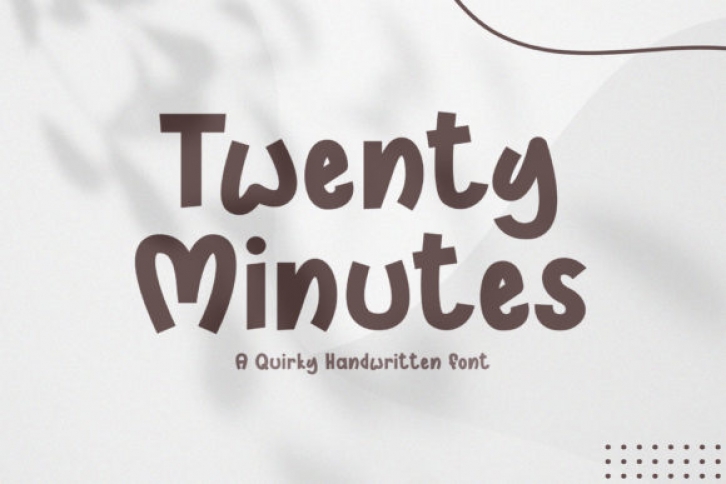 Twenty Minutes Font Download