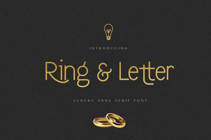 Ring & Letter Font Download