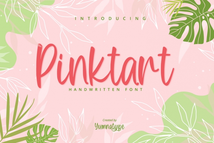 Pinktart-Lovely Handwritten Font Font Download