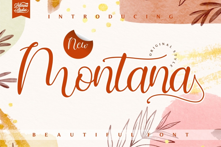 Montana - Beautifulu00a0Font Font Download