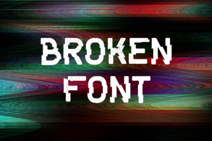 Broken Font Download