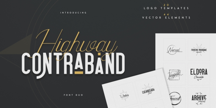 Highway Contraband Font Download
