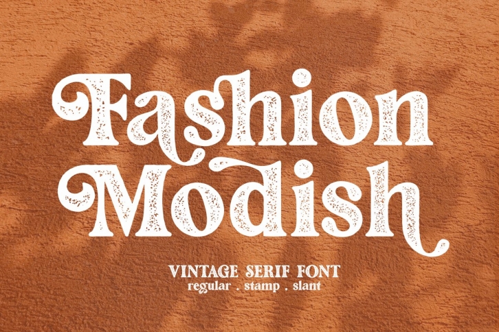 Fashion Modish  Vintage Letterpress Font Download