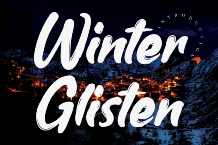 Winter Glisten Font Download