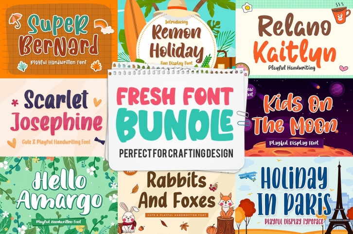 Fun Font Bundle Font Download