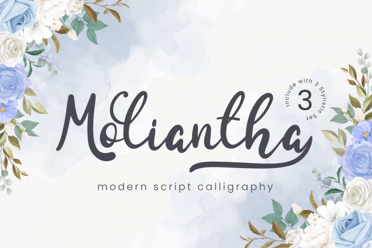 Moliantha - Script Calligraphy Font Font Download
