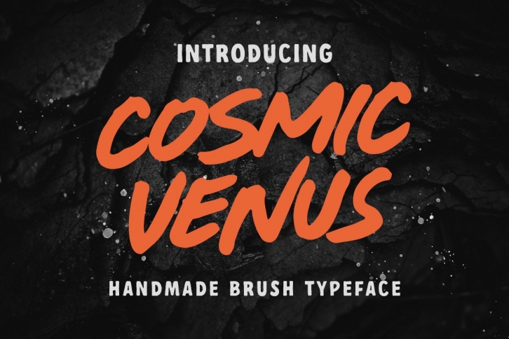 Cosmic Venus - Brush Typeface Font Download