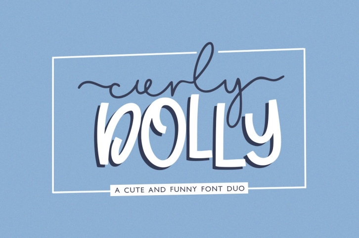 Curly Dolly Duo Font Download