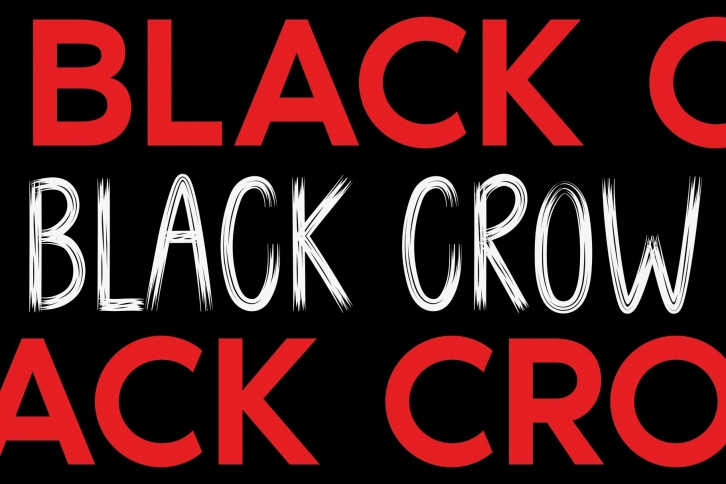 BLACK CROW Font Download