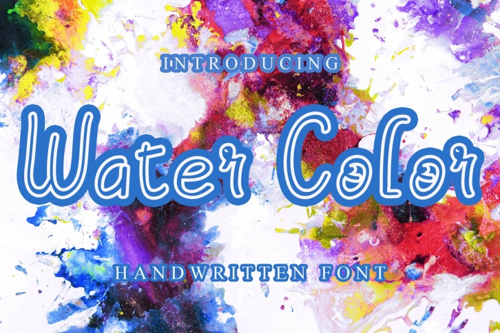 Water Color Font Download