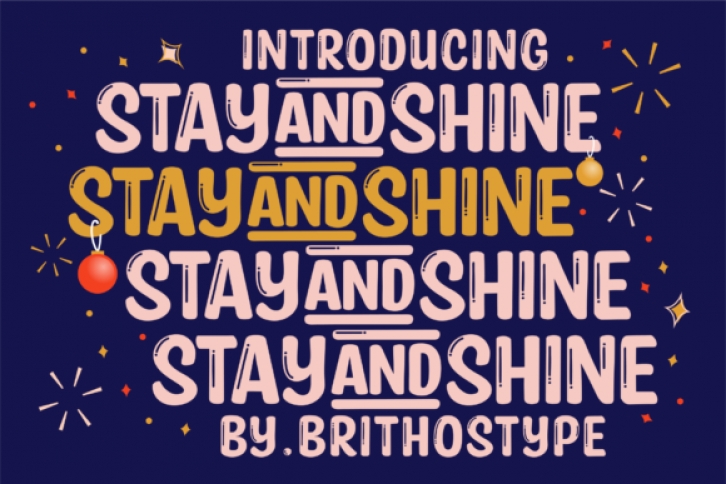 Stay and Shine Font Download