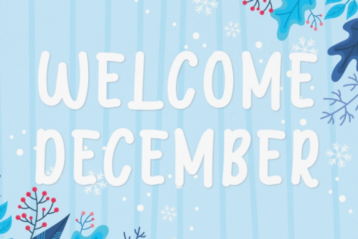 Welcome December Font Download