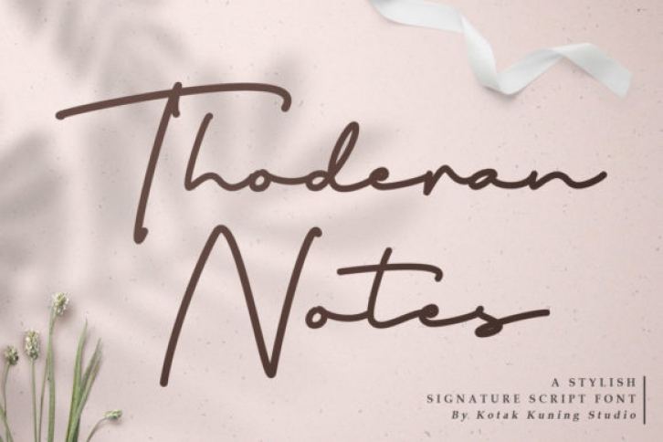 Thoderan Notes Font Download