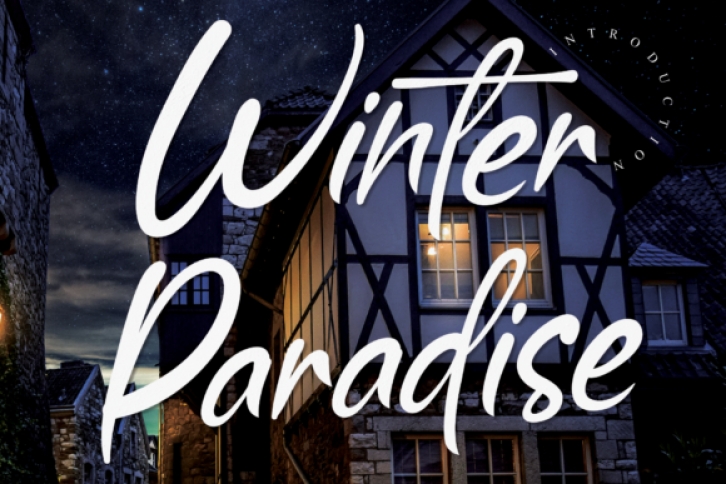 Winter Paradise Font Download