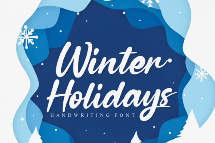 Winter Holidays Font Download