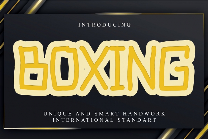 BOXING Font Download