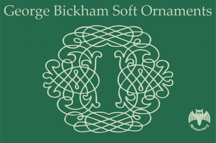 George Bickham Soft Ornaments Font Download