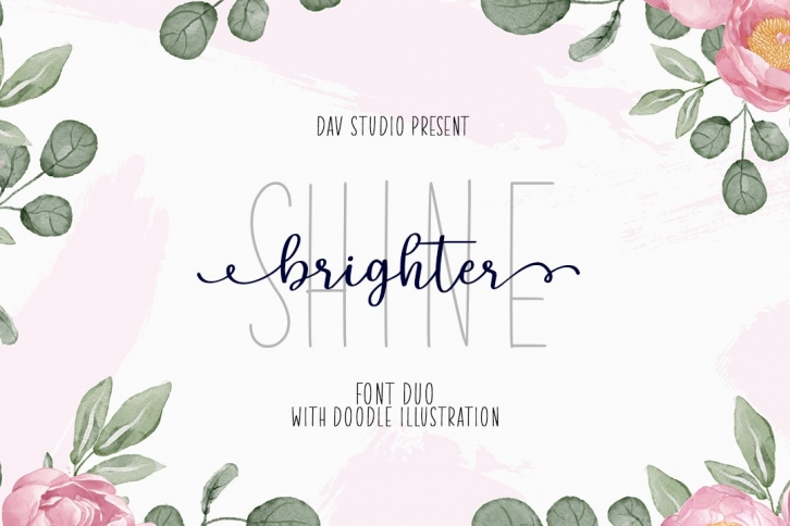 Shine Brighter - Font Duo with Extras Font Download