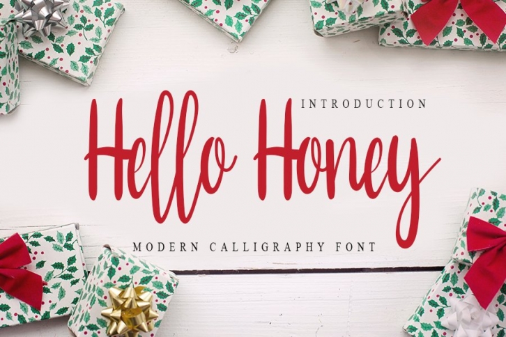 Hello Honey - Modern Calligraphy Font Font Download