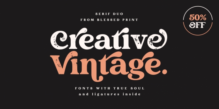 Creative Vintage Font Download