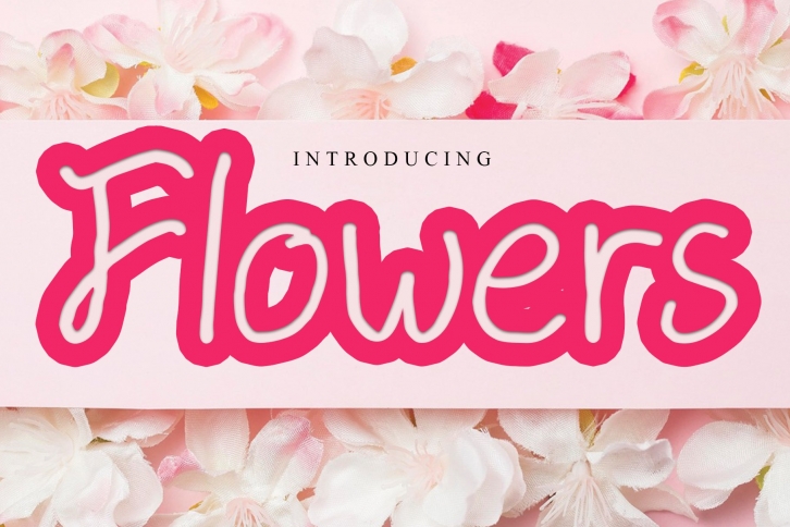 Flowers Font Download