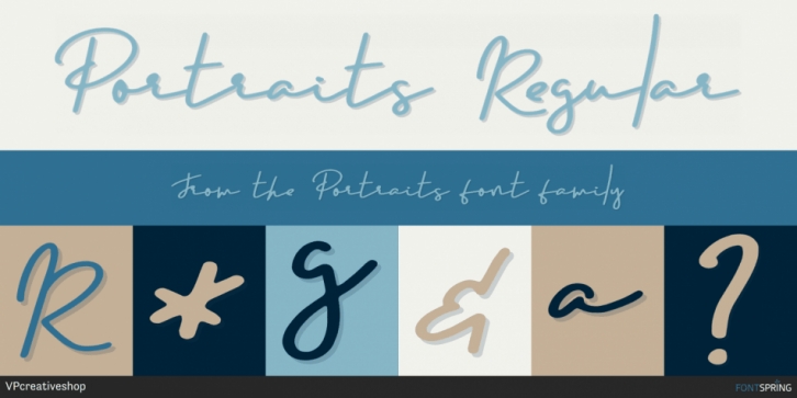 Portraits Font Download