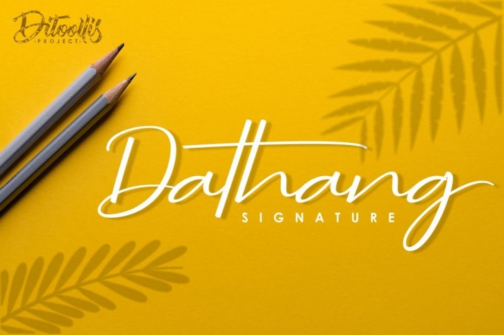 Dathang Signature Font Download