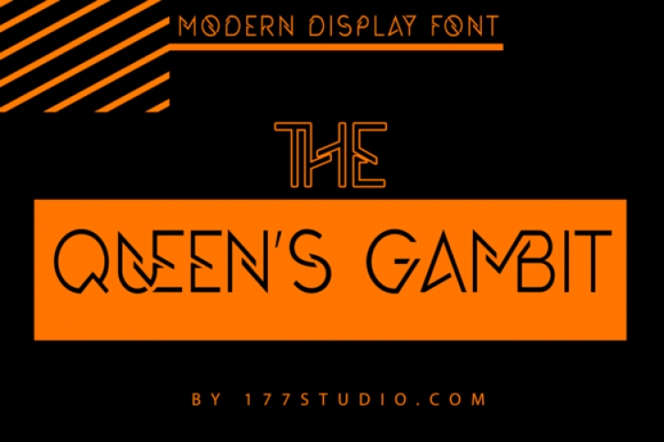 The Queen's Gambit Font Download