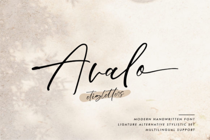 Avalo Font Download