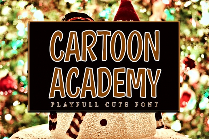 Cartoon Academy -Modern Cute Font Font Download
