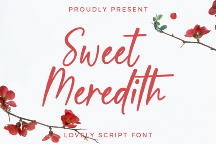 Sweet Meredith Font Download
