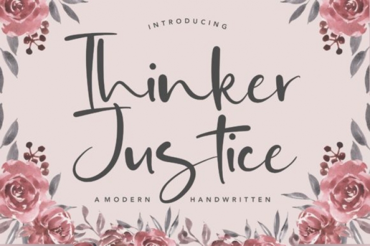 Thinker Justice Font Download
