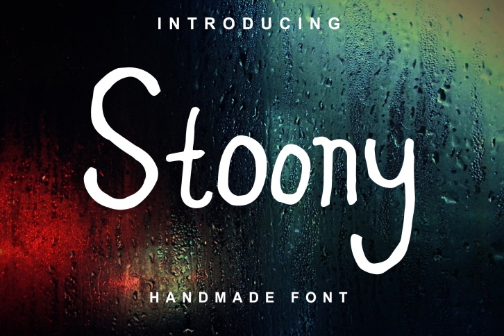 Stoony - Handwritten Font Font Download