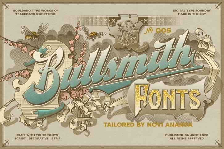 NS BULLSMITH Fonts Font Download