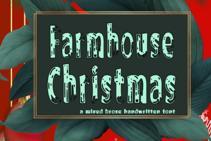 Farmhouse Christmas Font Download