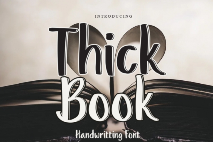 Thick Book Font Download