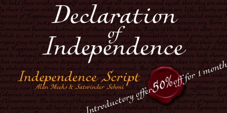 Independence Script Font Download