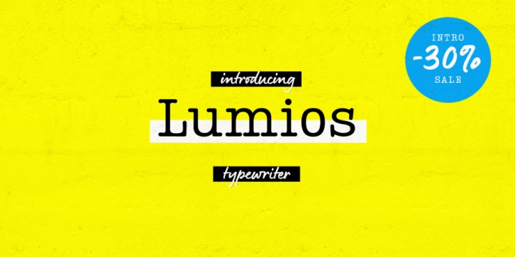 Lumios Typewriter Font Download
