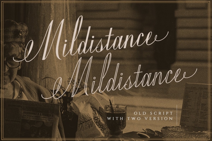 Mildistance - Old Script Font Download
