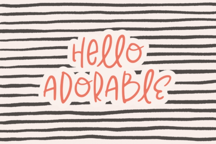 Hello Adorable Font Download