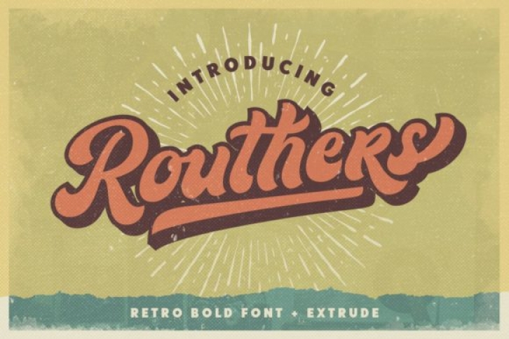Routhers Font Download