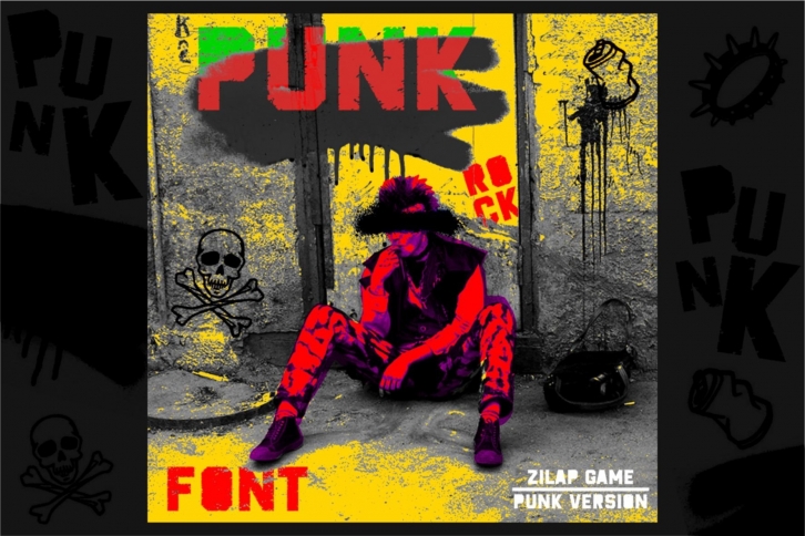 Zilap Game Punk Font Download