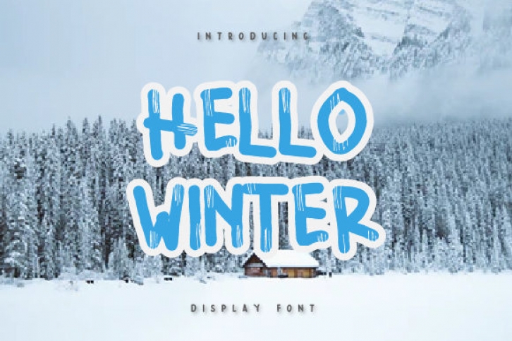 Helo Winter Font Download