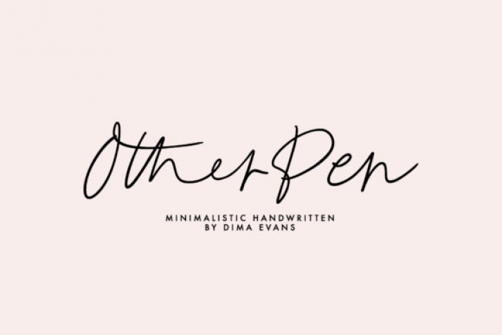 Other Pen Font Download