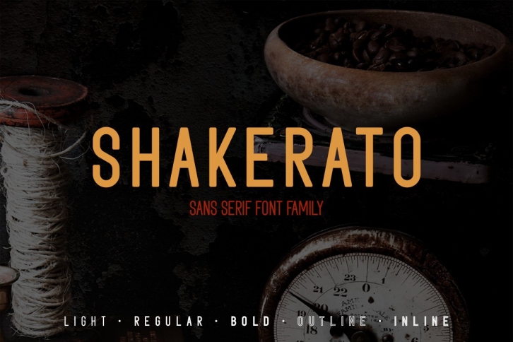 Shakerato - Sans Serif Family Font Font Download