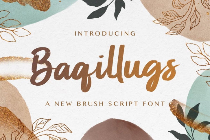 Baqillugs - Brush Script Font Font Download